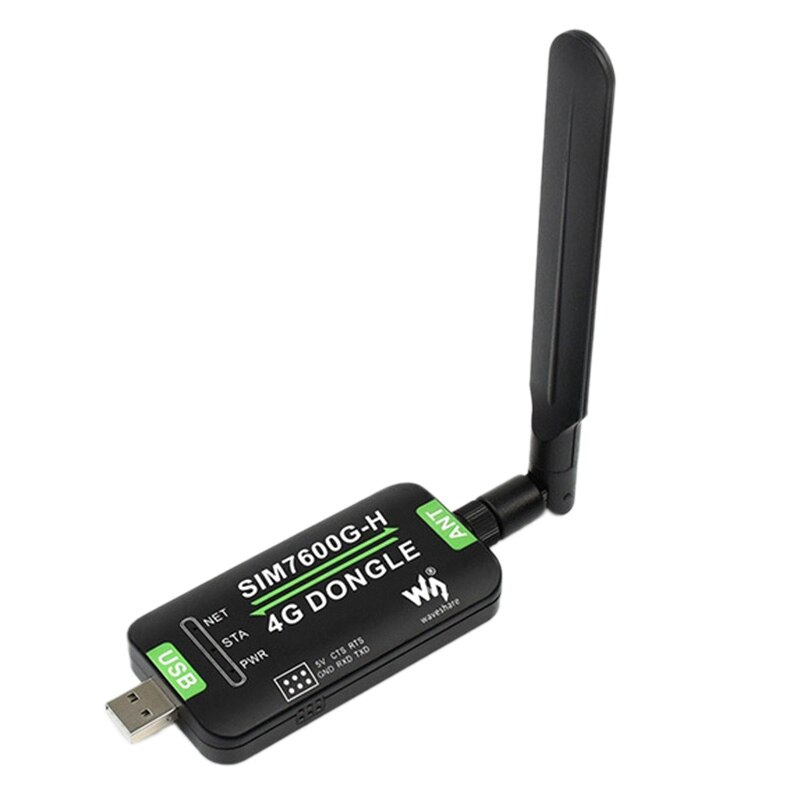 HFES Waveshare SIM7600G-H 4G 동글 모듈 Raspberry Pi GNSS 글로벌 통신을위한 인터넷 액세스 모듈